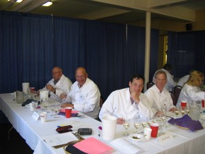 Wine judges at the New York State Fair